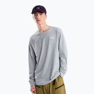 The North Face Evolution Simple Dome Regular LS Tee tnf pale grey heather (Evolution Simple Dome Regular NF0A8EU3CQO1) kép