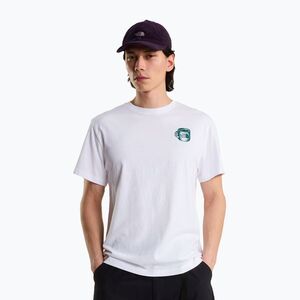 Férfi póló The North Face Basecamp Barista Rlx tnf white/pacific teal (Basecamp Barista Rlx NF0A8JAAVD91) kép