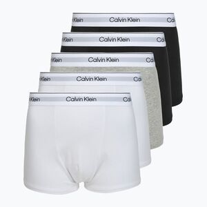 Férfi boxer nadrág Calvin Klein LV00NB4437 Relaxed Fit Trunk grey heather/black/classic white (Relaxed Fit Trunk LV00NB44376H3) kép