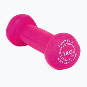 Gumizott kézi súlyzó Body Sculpture BW 513 z PVC 1 kg pink (BW 513 z PVC BW 513 1KG) kép