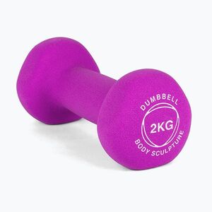 Gumizott kézi súlyzó Body Sculpture BW 513 z PVC 2 kg purple (BW 513 z PVC BW 513 2KG) kép