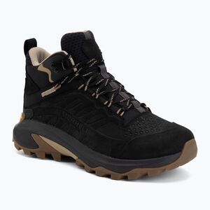 Női kirándulócipők Merrell Maob Speed 2 Leather Mid Black (Maob Speed 2 Leather Mid J038218) kép