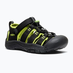 Gyerek szandálok KEEN Newport H2 black/lime green (Newport H2 1009965) kép