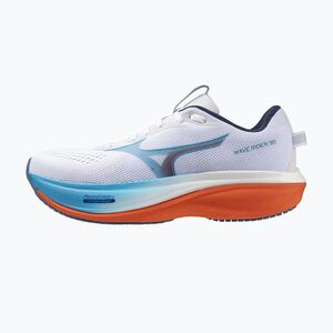 Férfi futócipők Mizuno Wave Rider 30 white/blue jewel/orange (Wave Rider 30 J1GM262051) kép