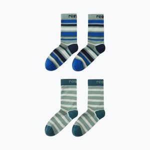 Gyerek zokni Reima Parit 2 pack stone green (Parit 5300309B-81BA) kép