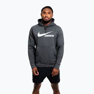 Férfi pulóver Nike Strength Hoodie charcoal/white (Hoodie AMSD-B002) kép