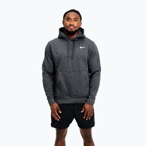 Férfi pulóver Nike Strength S&C Hoodie charcoal/white (S&C Hoodie AMCD-B002) kép