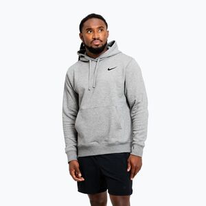 Férfi pulóver Nike Strength S&C Hoodie heather grey/black (S&C Hoodie AMCD-A102) kép