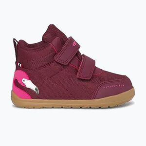 Gyerek barefoot cipők Viking Alv Barefoot Mid 2V Waterproof burgundy (Alv Barefoot Mid 2V Waterproof 3-56290-40) kép