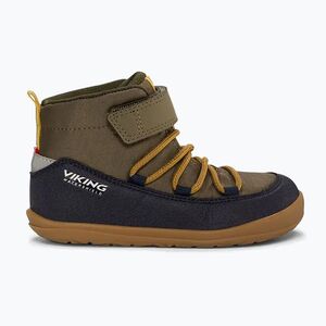 Gyerek barefoot cipők Viking Birch Barefoot Mid 1V Waterproof navy/olive (Birch Barefoot Mid 1V Waterproof 3-56315-537) kép