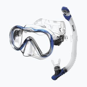 Snorkeling készlet SEAC Bis Boss + Reverse Dry blue (Bis Boss + Reverse Dry 89-101B) kép