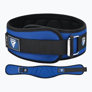 Súlyemelő öv RDX Rx4 Weightlifting Belt blue (Rx4 Weightlifting Belt WBE-RX4U) kép