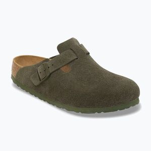 Papucsok BIRKENSTOCK Boston Suede Leather thyme (Boston Suede Leather Narrow 1024714) kép