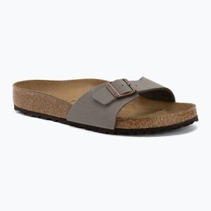 Női papucsok BIRKENSTOCK Madrid Birkibuc Regular stone (Madrid Birkibuc Regular 1013908) kép
