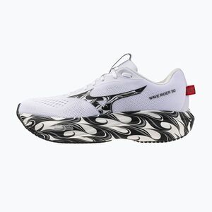 Férfi futócipők Mizuno Wave Rider 30 Disclosure white/black/high risk red (Wave Rider 30 Disclosure J1GU262381) kép