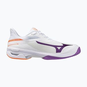 Női teniszcipő Mizuno Wave Exceed Court AC white/dahlia/lava orange (Wave Exceed Court AC 61GA261902) kép