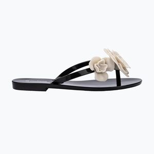 Női flip-flopok Melissa Harmonic Petals Ad black/beige (Harmonic Petals Ad M 37818) kép