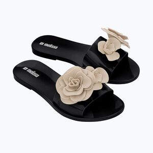 Női papucsok Melissa Babe Petals Ad black/beige (Babe Petals Ad M 37817) kép