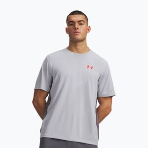 Férfi edző póló Under Armour Tech Utility SS mod gray/racer red (Tech Utility 6013801-011) kép