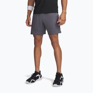 Férfi edző rövidnadrág Under Armour Tech Vent 7IN Shorts castlerock/castlerock/white (Tech Vent 7IN 6010858-025) kép
