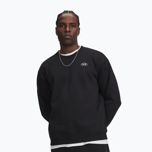 Férfi pulóver Under Armour Rival Fleece Crew ultimate black/white (Rival Fleece Crew 6013447-008) kép
