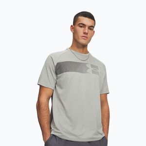 Férfi edző póló Under Armour Tech Graphic Tee titanium/black (Tech Graphic 6014733-069) kép