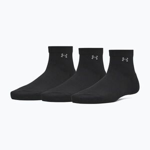 Női zokni Under Armour Vanish 3 Pack ultimate black/ultimate black/castlerock (Vanish 6013142-008) kép