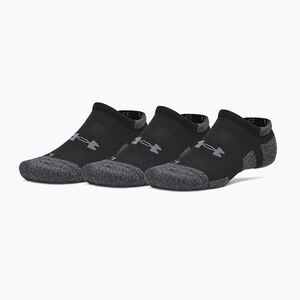 Zokni Under Armour Perf Tech Pro 3 Pack ultimate black/ultimate black/castlerock (Perf Tech Pro 1386532-008) kép