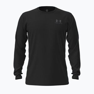 Férfi hosszú ujjú póló Under Armour Sportstyle Left Chest LS black/pitch gray (Sportstyle Left Chest 1329585-002) kép