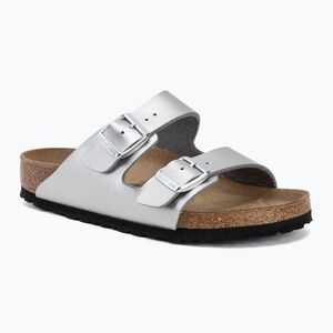 Papucsok BIRKENSTOCK Arizona Birko-Flor silver (Arizona Birko-Flor Regular 1012282) kép