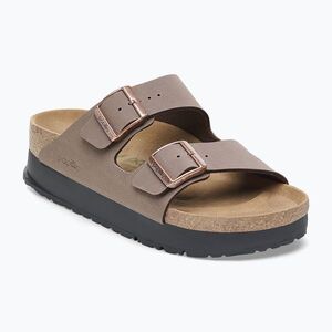 Papucsok BIRKENSTOCK Arizona Flex Platform Birko-Flor mocca (Arizona Flex Platform Birko-Flor Narrow 1027417) kép