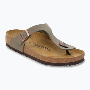 Flip-flopok BIRKENSTOCK Gizeh Birkibuc stone (Gizeh Birkibuc Regular 43391) kép