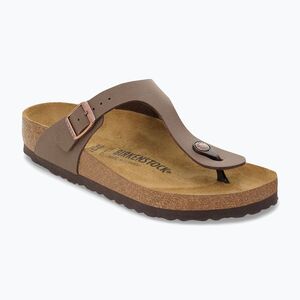 Flip-flopok BIRKENSTOCK Gizeh Birkibuc mocca (Gizeh Birkibuc Regular 43751) kép