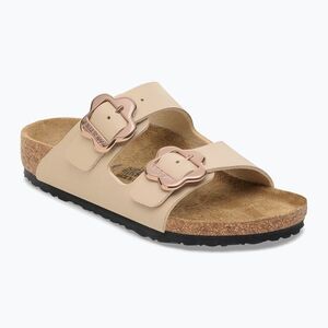 Gyerek papucsok BIRKENSTOCK Arizona Flowers Kids Birko-Flor sandcastle (Arizona Flowers Kids Birko-Flor Narrow 1030419) kép