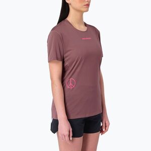 Női futó póló Salomon Courtney Tee SS rose taupe (Courtney LC2960900) kép