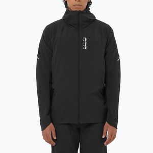 Férfi futókabát Salomon Ultra Softshell Jacket deep black (Ultra Softshell LC2789600) kép