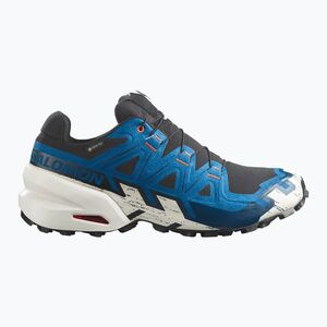 Férfi futócipők Salomon Speedcross 6 GTX black/mykonos blue (Speedcross 6 GTX L45402200) kép