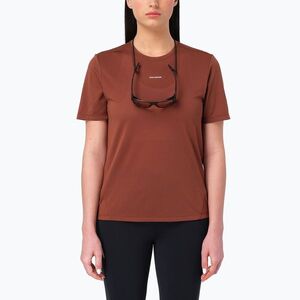 Női futó póló Salomon Shakeout Core SS Tee burnt umber (Shakeout Core LC2950100) kép