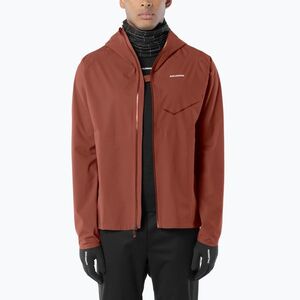 Férfi futókabát Salomon Bonatti Waterproof burnt umber (Bonatti Waterproof LC2931000) kép