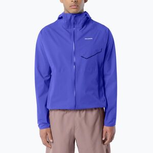 Férfi futókabát Salomon Bonatti Waterproof clematis blue (Bonatti Waterproof LC2931100) kép