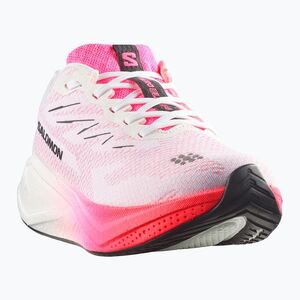 Női futócipők Salomon Aero Blaze 4 white/knockout pink (Aero Blaze 4 L45396600) kép