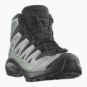 Gyermek kirándulócipők Salomon XA PRO MID Waterproof black/sedona sage (XA PRO MID Waterproof L49303000) kép