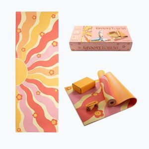 Jóga szett Myga Groovy Yoga Set yellow (Groovy Yoga Set RY2477) kép