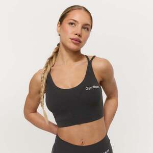 GymBeam BEAT Sports Bra Charcoal kép