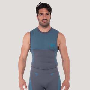 GymBeam OG1 Seamless Tanktop Grey/Blue kép