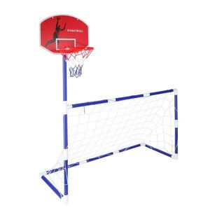 2 az 1-ben Foci Kapu és Kosárlabda Palánk Szett - Gyerek Sport Játék kép