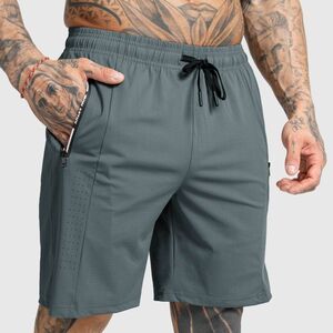 Férfi sportos short Iron Aesthetics Aero, szürkészöld kép