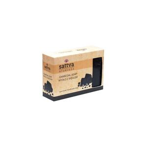 Ajurvédikus kézműves szappan - Szén 125g - Sattva Ayurveda kép