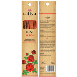 Füstölő, rózsa 30g - Sattva Ayurveda kép