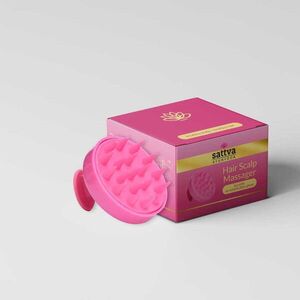 Fejbőr masszírozó - rózsaszín 1 db - Sattva Ayurveda kép